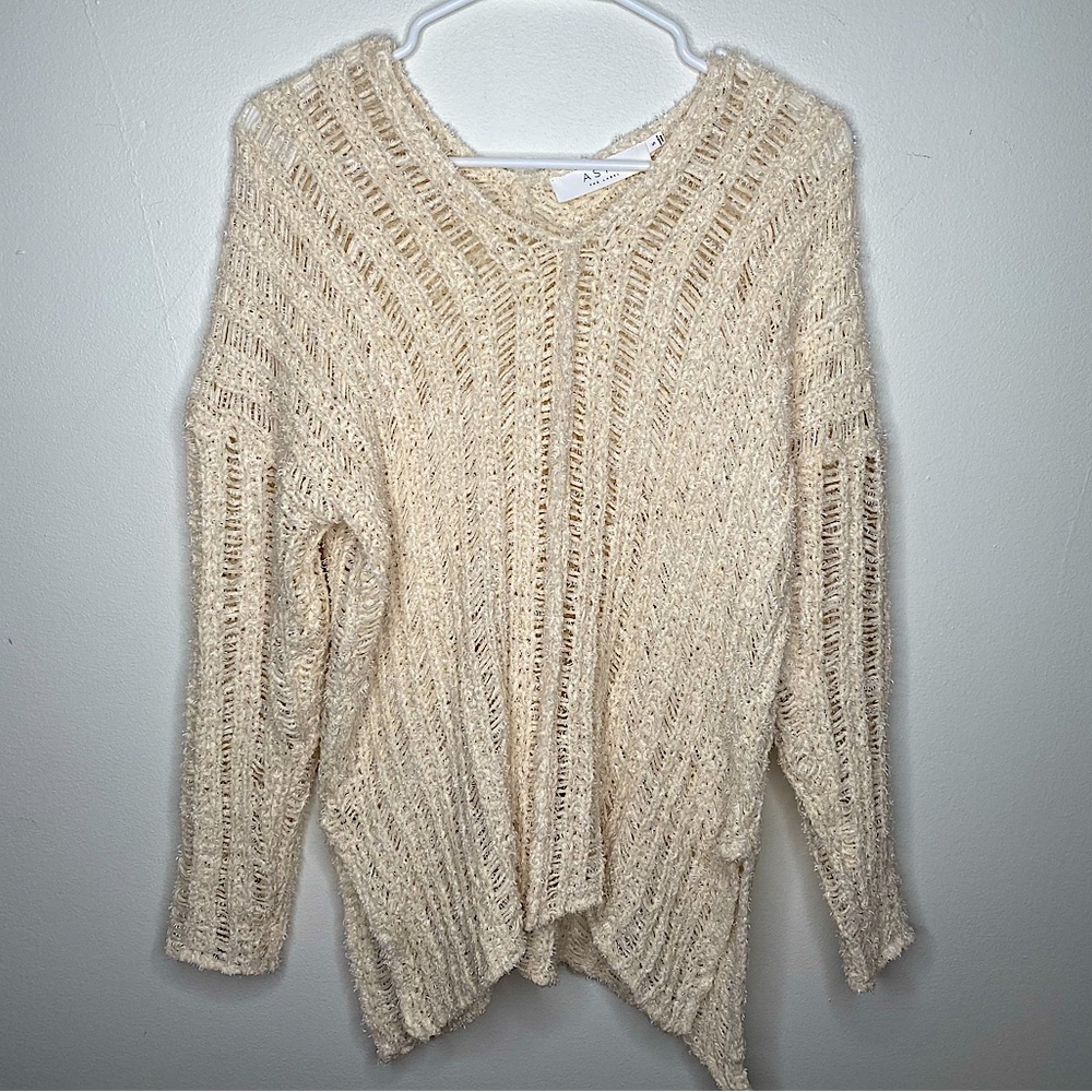 ASTR The Label Cream Knit Sweater